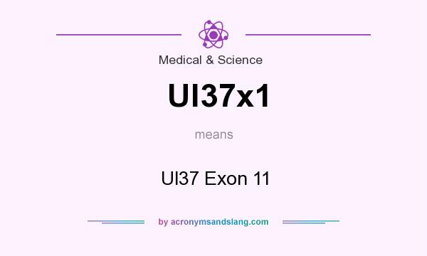 What does Ul37x1 mean? It stands for Ul37 Exon 11