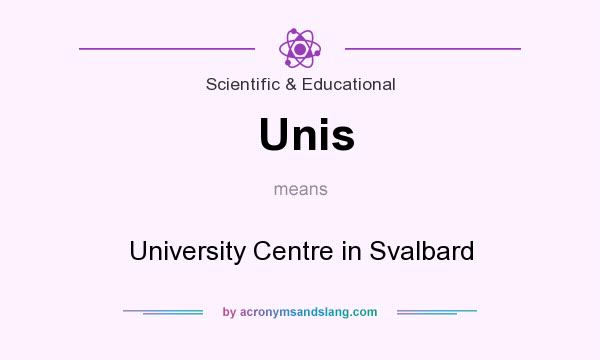 What does Unis mean? It stands for University Centre in Svalbard