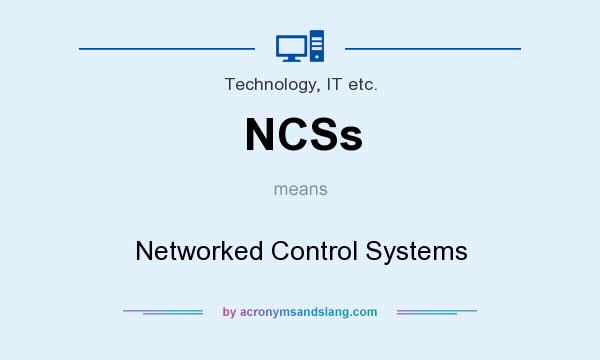 What does NCSs mean? It stands for Networked Control Systems