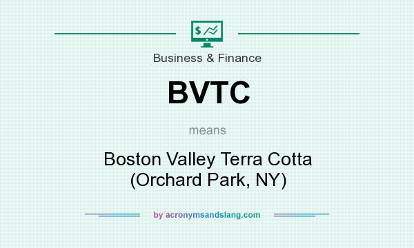 What does BVTC mean? It stands for Boston Valley Terra Cotta (Orchard Park, NY)