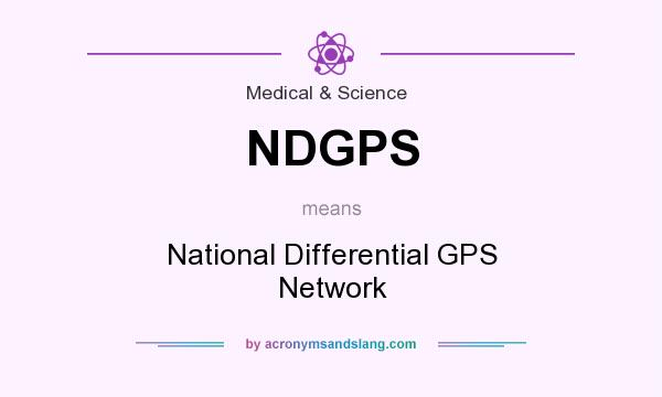 What does NDGPS mean? It stands for National Differential GPS Network