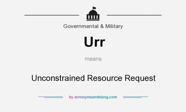 What does Urr mean? It stands for Unconstrained Resource Request