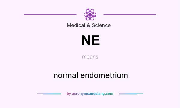 What does NE mean? It stands for normal endometrium