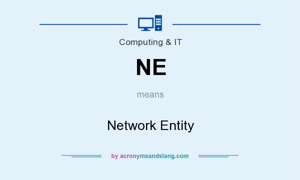 What does NE mean? It stands for Network Entity