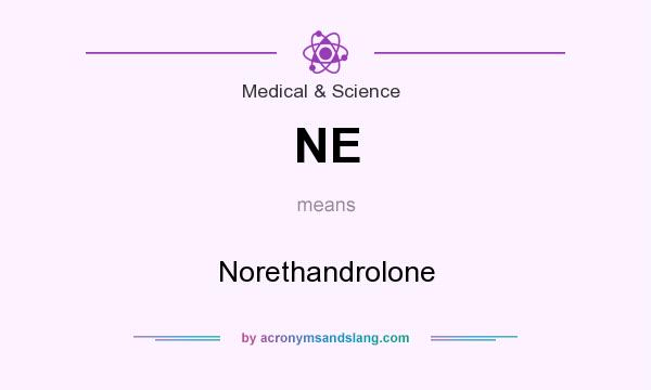 What does NE mean? It stands for Norethandrolone