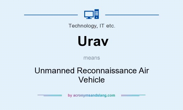 What does Urav mean? It stands for Unmanned Reconnaissance Air Vehicle