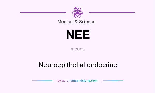 What does NEE mean? It stands for Neuroepithelial endocrine