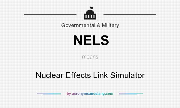 What does NELS mean? It stands for Nuclear Effects Link Simulator