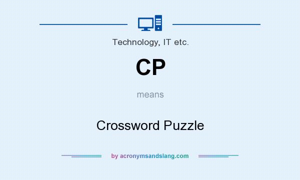 What does CP mean? It stands for Crossword Puzzle