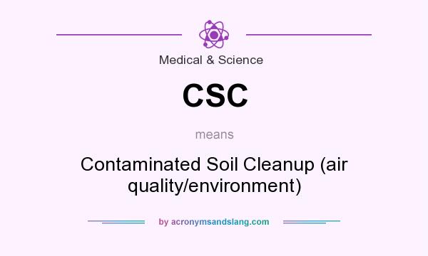 What does CSC mean? It stands for Contaminated Soil Cleanup (air quality/environment)