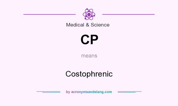 What does CP mean? It stands for Costophrenic
