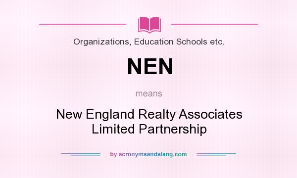 What does NEN mean? It stands for New England Realty Associates Limited Partnership