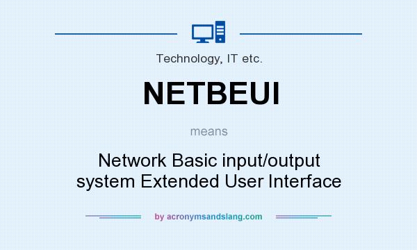 What does NETBEUI mean? It stands for Network Basic input/output system Extended User Interface