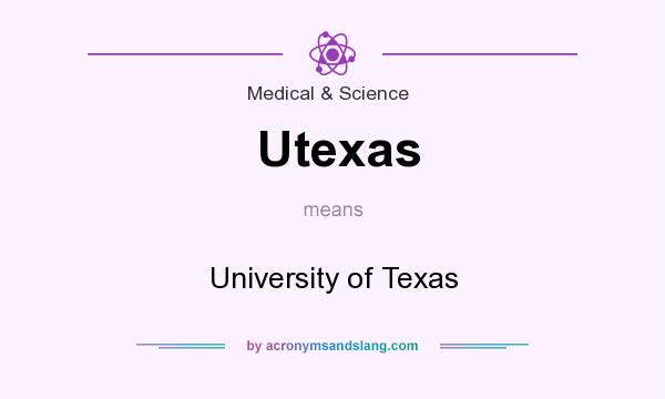 What does Utexas mean? It stands for University of Texas