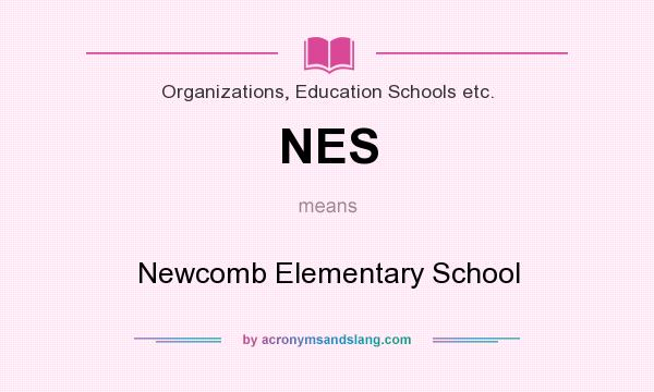 What does NES mean? It stands for Newcomb Elementary School