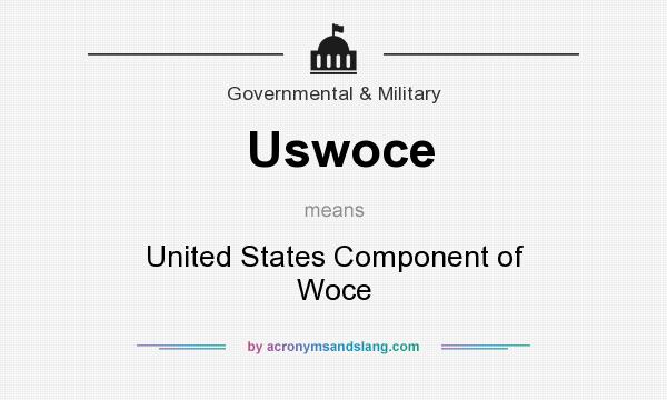 What does Uswoce mean? It stands for United States Component of Woce