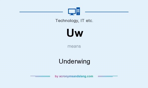 What does Uw mean? It stands for Underwing