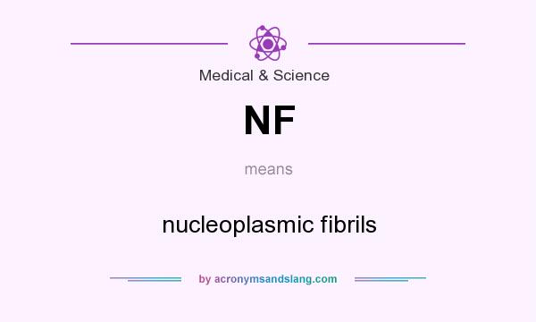 What does NF mean? It stands for nucleoplasmic fibrils