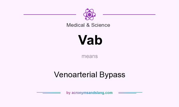 What does Vab mean? It stands for Venoarterial Bypass