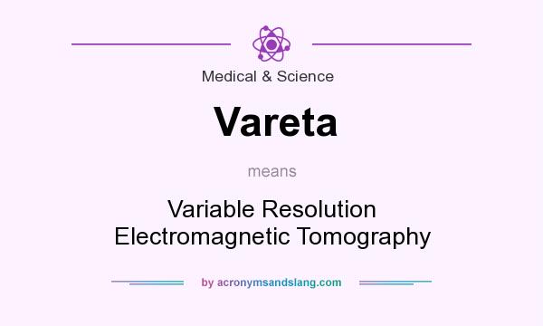 What does Vareta mean? It stands for Variable Resolution Electromagnetic Tomography