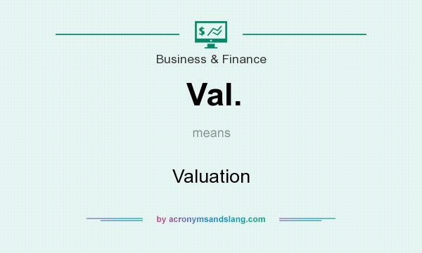 What does Val. mean? It stands for Valuation