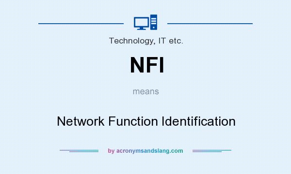 What does NFI mean? It stands for Network Function Identification