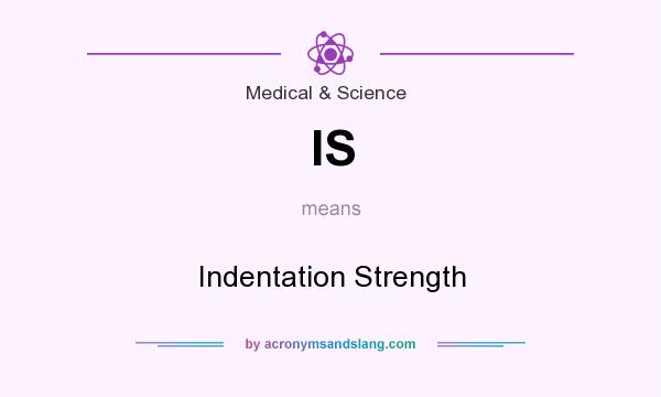 What does IS mean? It stands for Indentation Strength