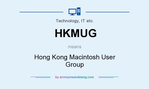 What does HKMUG mean? It stands for Hong Kong Macintosh User Group