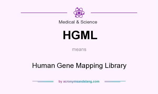 What does HGML mean? It stands for Human Gene Mapping Library