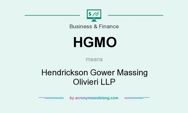 What does HGMO mean? It stands for Hendrickson Gower Massing Olivieri LLP
