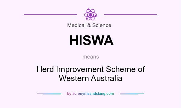 What does HISWA mean? It stands for Herd Improvement Scheme of Western Australia