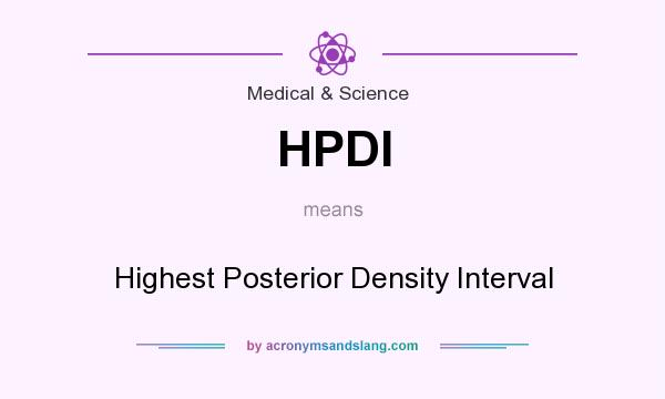 What does HPDI mean? It stands for Highest Posterior Density Interval