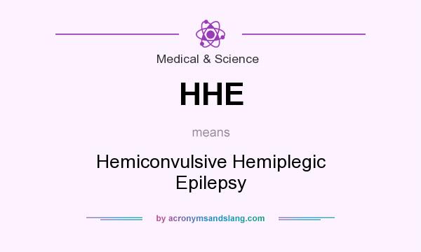 What does HHE mean? It stands for Hemiconvulsive Hemiplegic Epilepsy