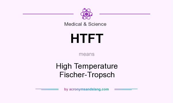 What does HTFT mean? It stands for High Temperature Fischer-Tropsch