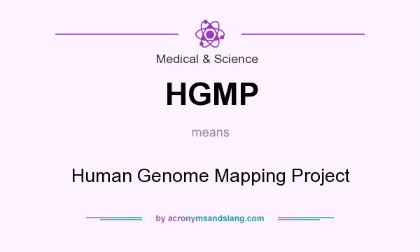 What does HGMP mean? It stands for Human Genome Mapping Project