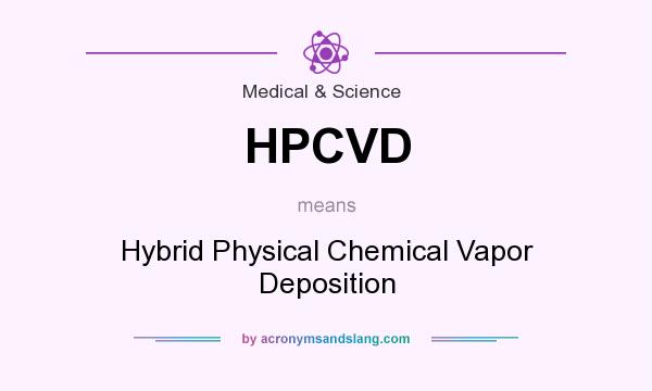 What does HPCVD mean? It stands for Hybrid Physical Chemical Vapor Deposition