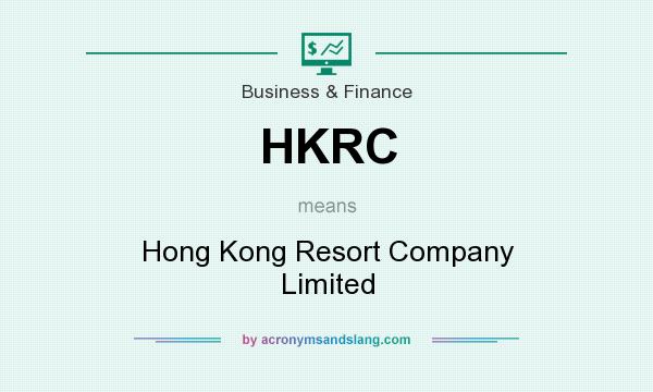 What does HKRC mean? It stands for Hong Kong Resort Company Limited