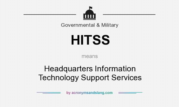 What does HITSS mean? It stands for Headquarters Information Technology Support Services
