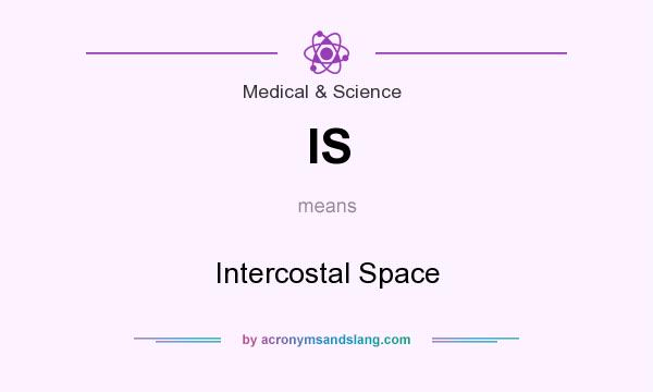 What does IS mean? It stands for Intercostal Space