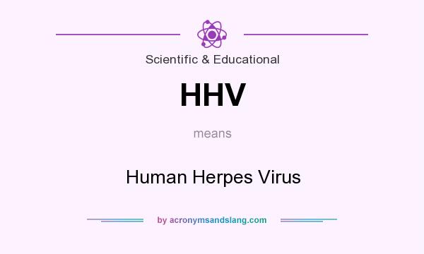 What does HHV mean? It stands for Human Herpes Virus