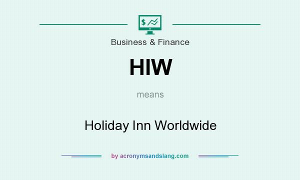 What does HIW mean? It stands for Holiday Inn Worldwide