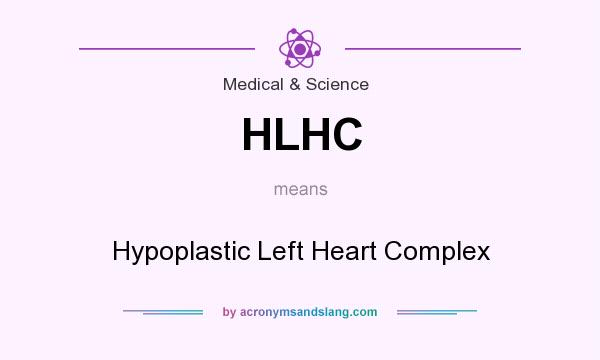 What does HLHC mean? It stands for Hypoplastic Left Heart Complex