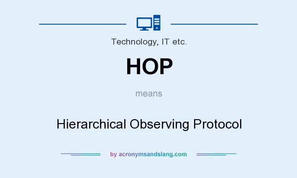 What does HOP mean? It stands for Hierarchical Observing Protocol
