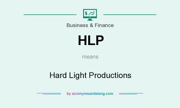 What does HLP mean? It stands for Hard Light Productions