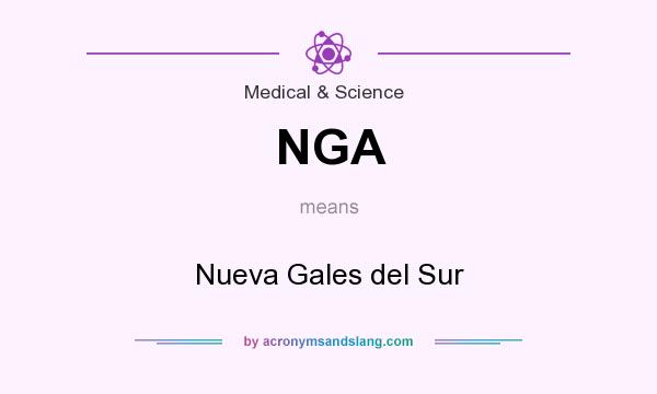 What does NGA mean? It stands for Nueva Gales del Sur