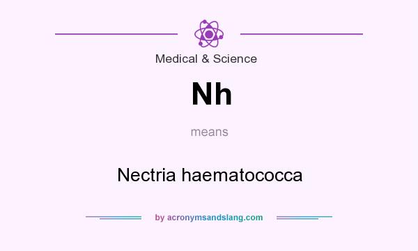 What does Nh mean? It stands for Nectria haematococca