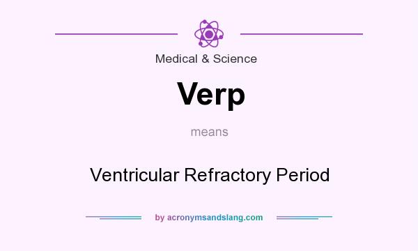What does Verp mean? It stands for Ventricular Refractory Period