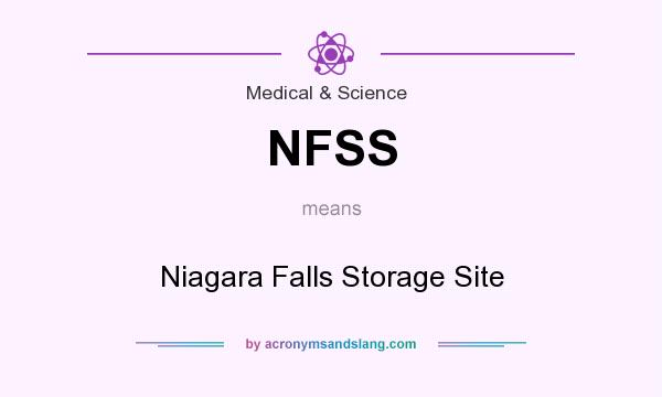 What does NFSS mean? It stands for Niagara Falls Storage Site