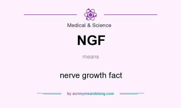 What does NGF mean? It stands for nerve growth fact