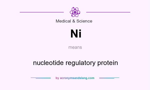 What does Ni mean? It stands for nucleotide regulatory protein